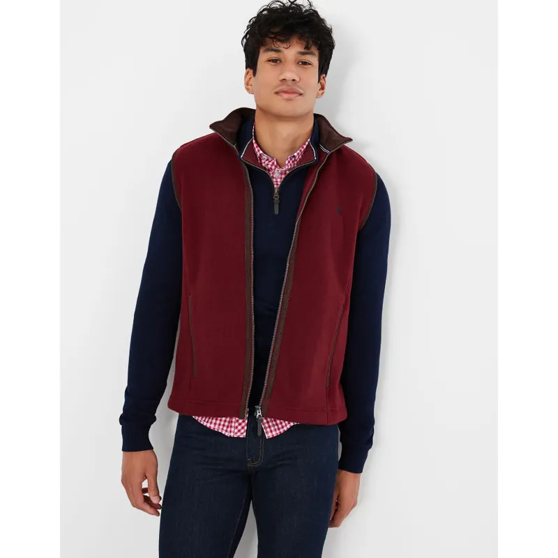 Joules Coxton Fleece Gilet - Port-1